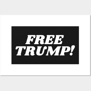 FREE TRUMP! Support Donald Trump's Release | Trump for President 2024 Posters and Art